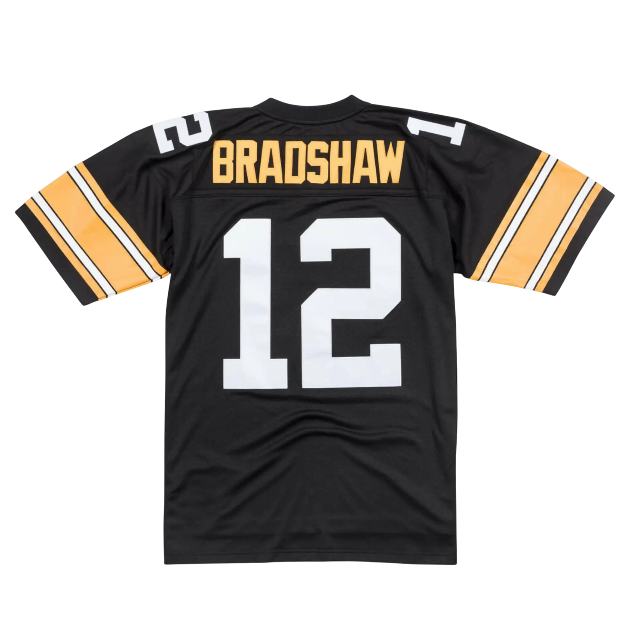 Mitchell & Ness Legacy Pittsburgh Steelers 1976 Terry Bradshaw Men Jersey Black/Gold/White