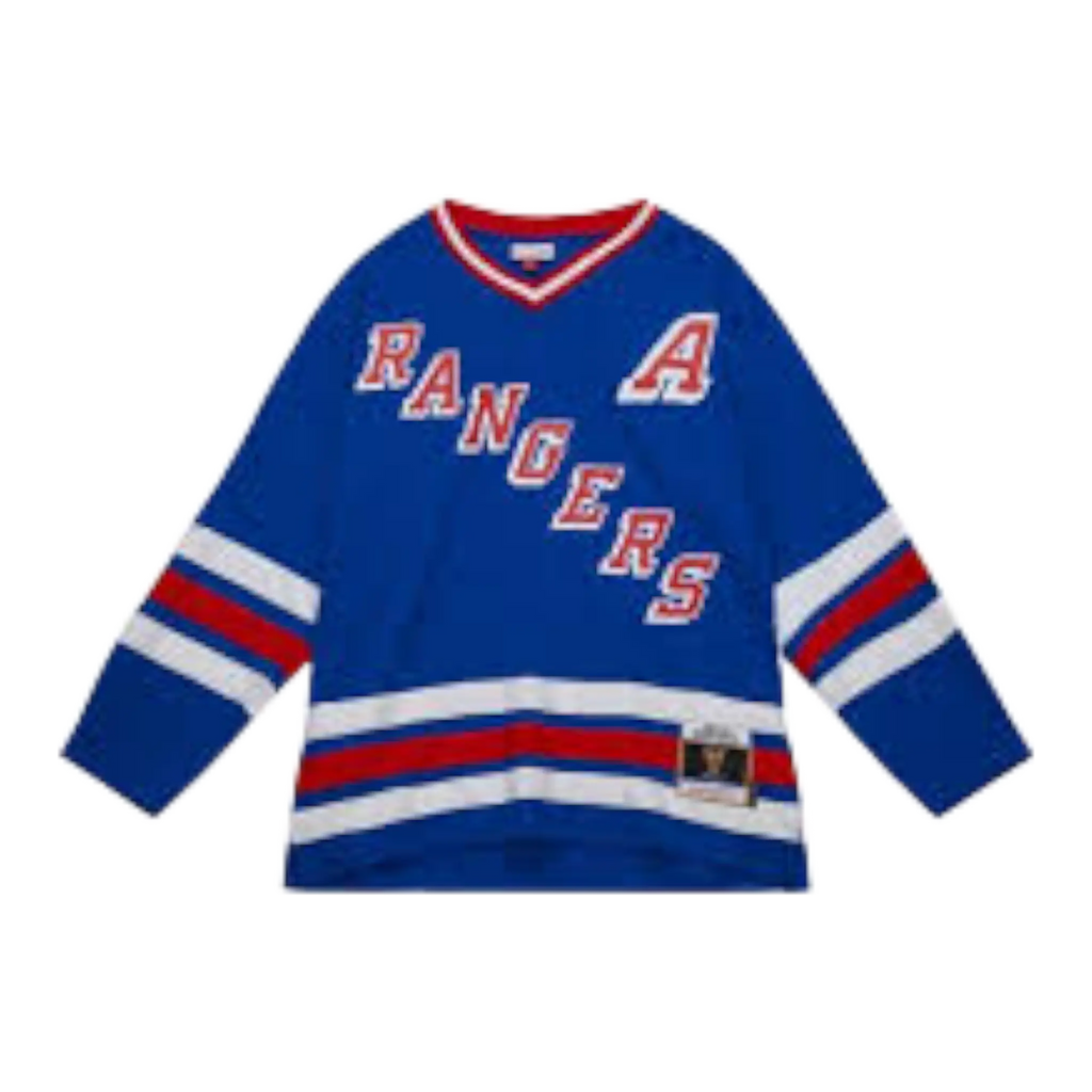 Mitchell & Ness Blue Line Brian Leetch New York Rangers 1993 Men Jersey Royal Blue
