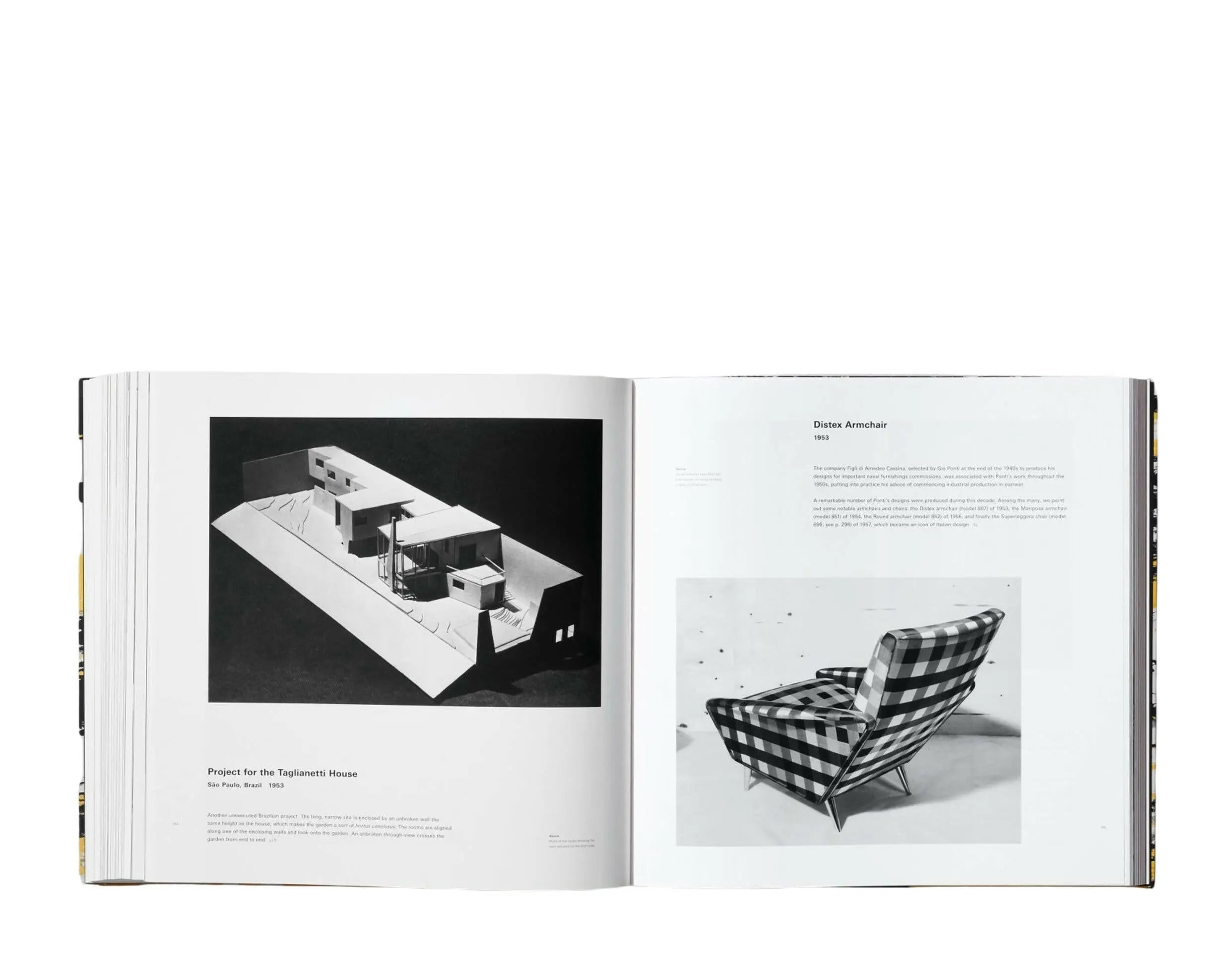 Taschen Gio Ponti Hardcover Book Yellow