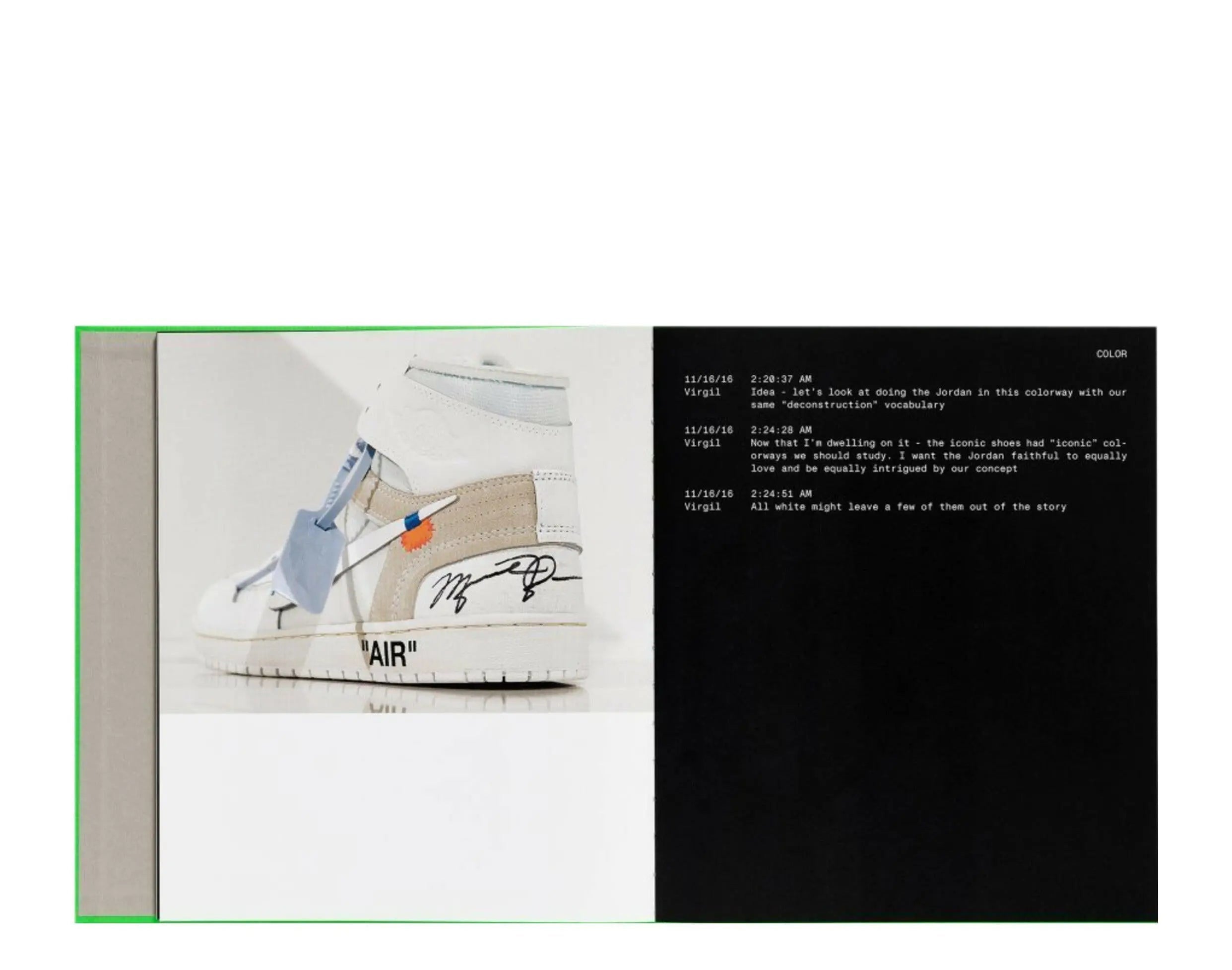 Taschen Virgil Abloh Nike ICONS Hardcover Book Green