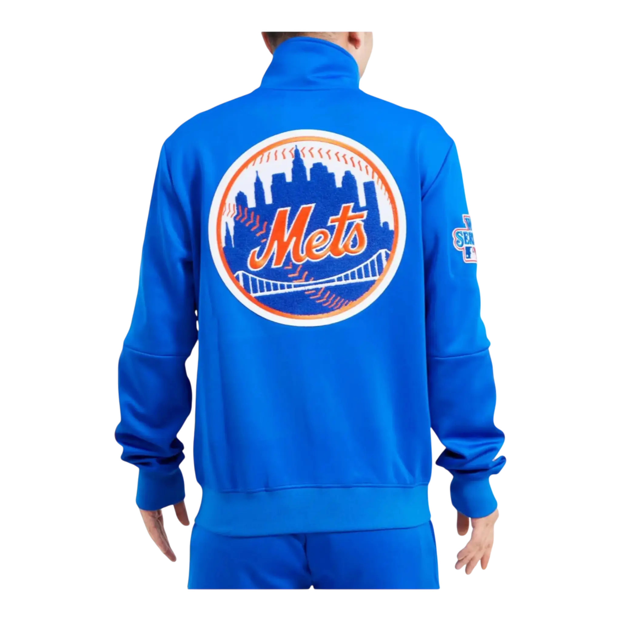 Pro Standard New York Mets Home Town Men Track Jacket Royal Blue
