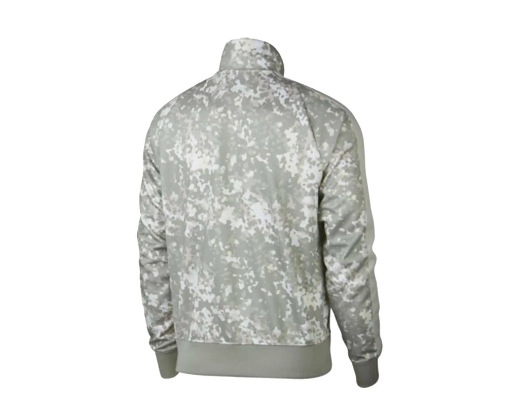 Nike Sportswear Camo Tribute Full Zip Men Track Jacket Light Bone/Spruce Fog