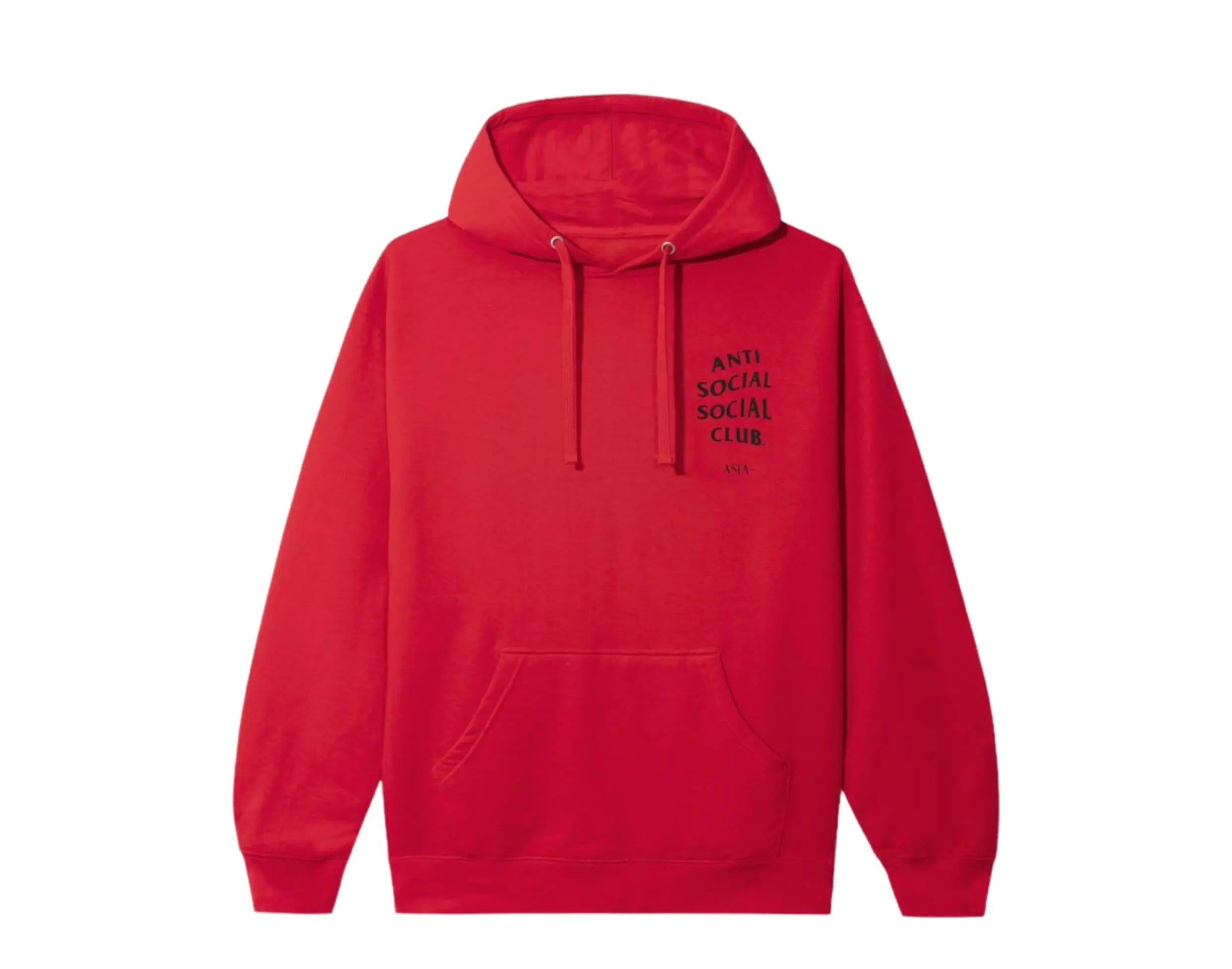 Anti Social Social Club Asia Men Hoodie Red