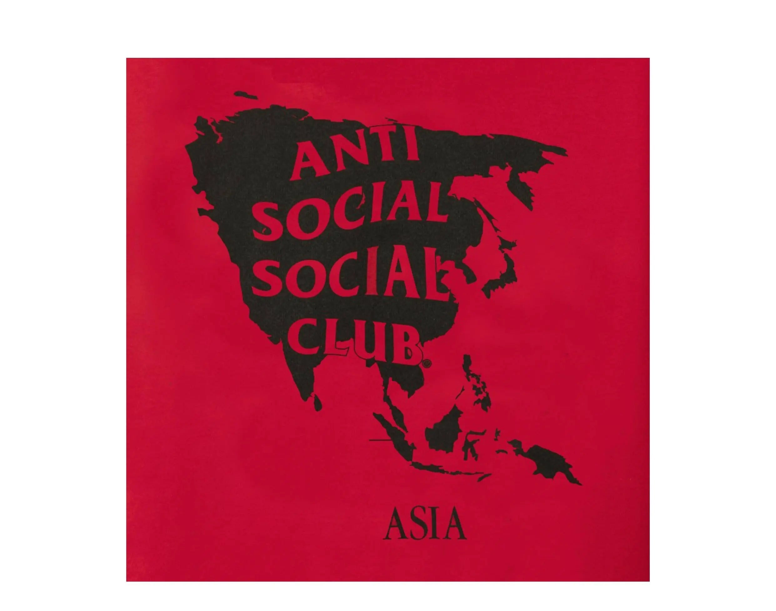 Anti Social Social Club Asia Men Hoodie Red