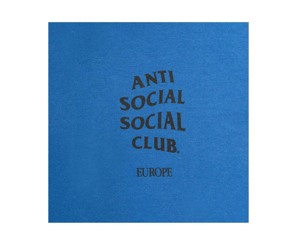 Anti Social Social Club Europe Men Hoodie Blue