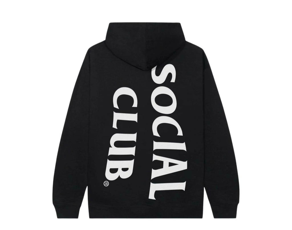 Anti Social Social Club Vertical Horizon Men Hoodie Black