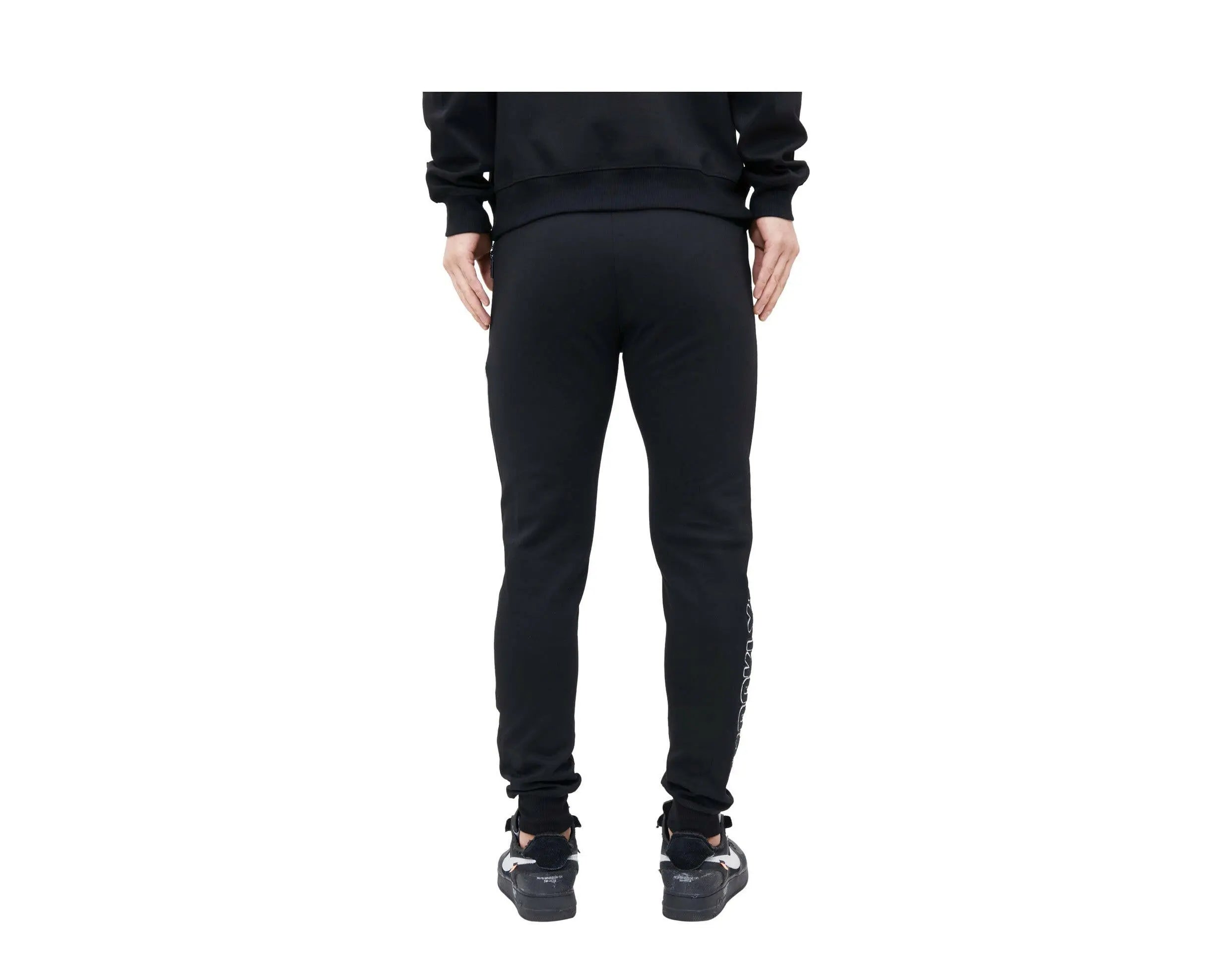 Pro Standard NBA Brooklyn Nets Logo Blended Men Jogger Pants Black