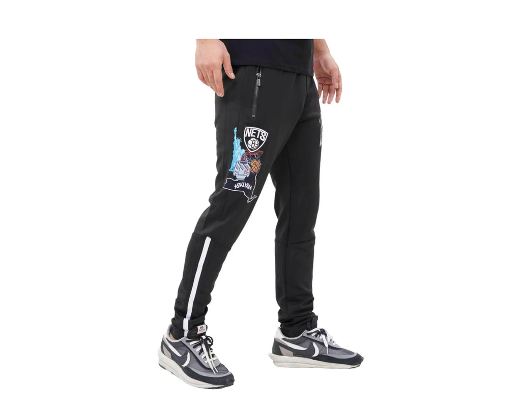 Pro Standard Brooklyn Nets Home Town Men Track Pants Black