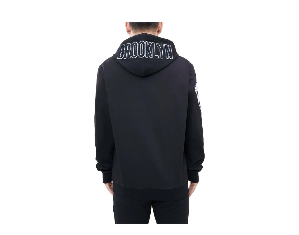 Pro Standard NBA Brooklyn Nets Logo Blended Men Hoodie Black