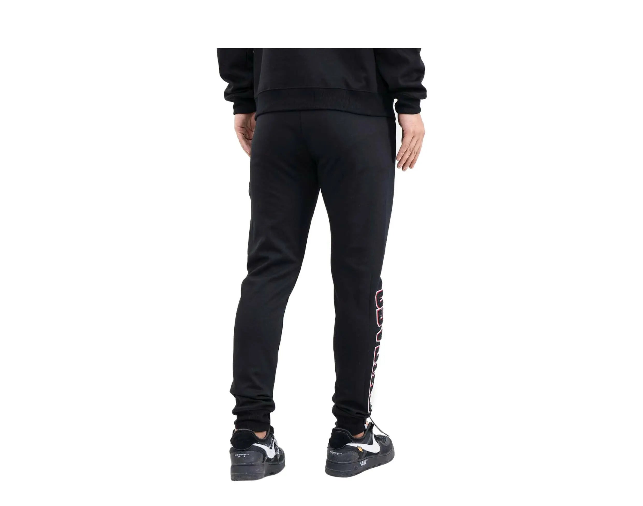 Pro Standard Chicago Bulls Logo Men Joggers Black/Red