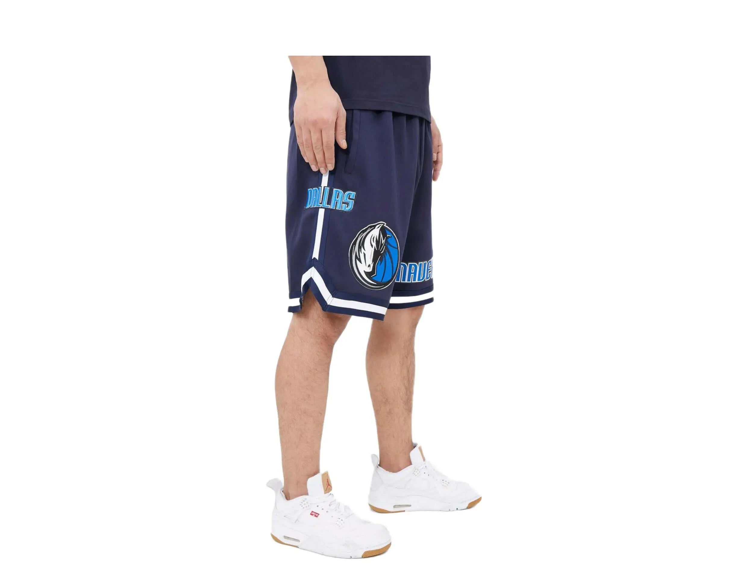 Pro Standard Dallas Mavericks Pro Team Men Jogger Shorts Midnight Navy