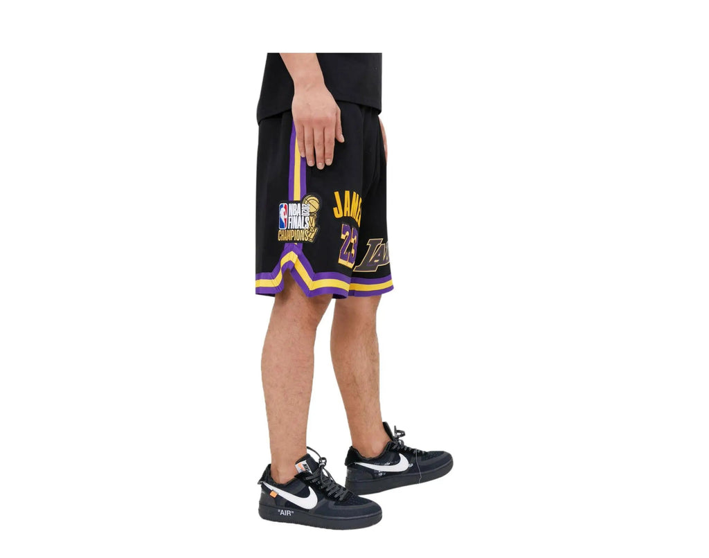 Pro Standard Los Angeles Lakers Lebron James Pro Team Men Shorts Black