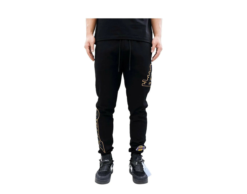 Pro Standard NBA Los Angeles Lakers Blended Men Jogger Pants Black