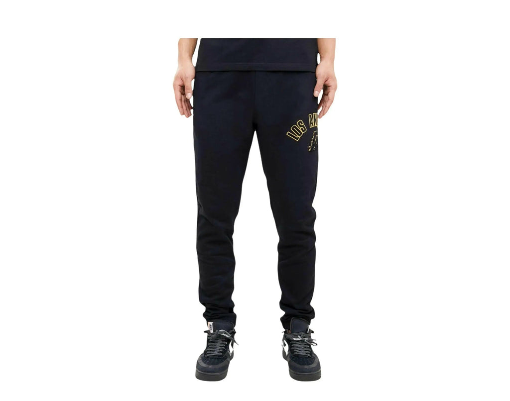 Pro Standard NBA Los Angeles Lakers Stacked Logo Men Sweatpants Black