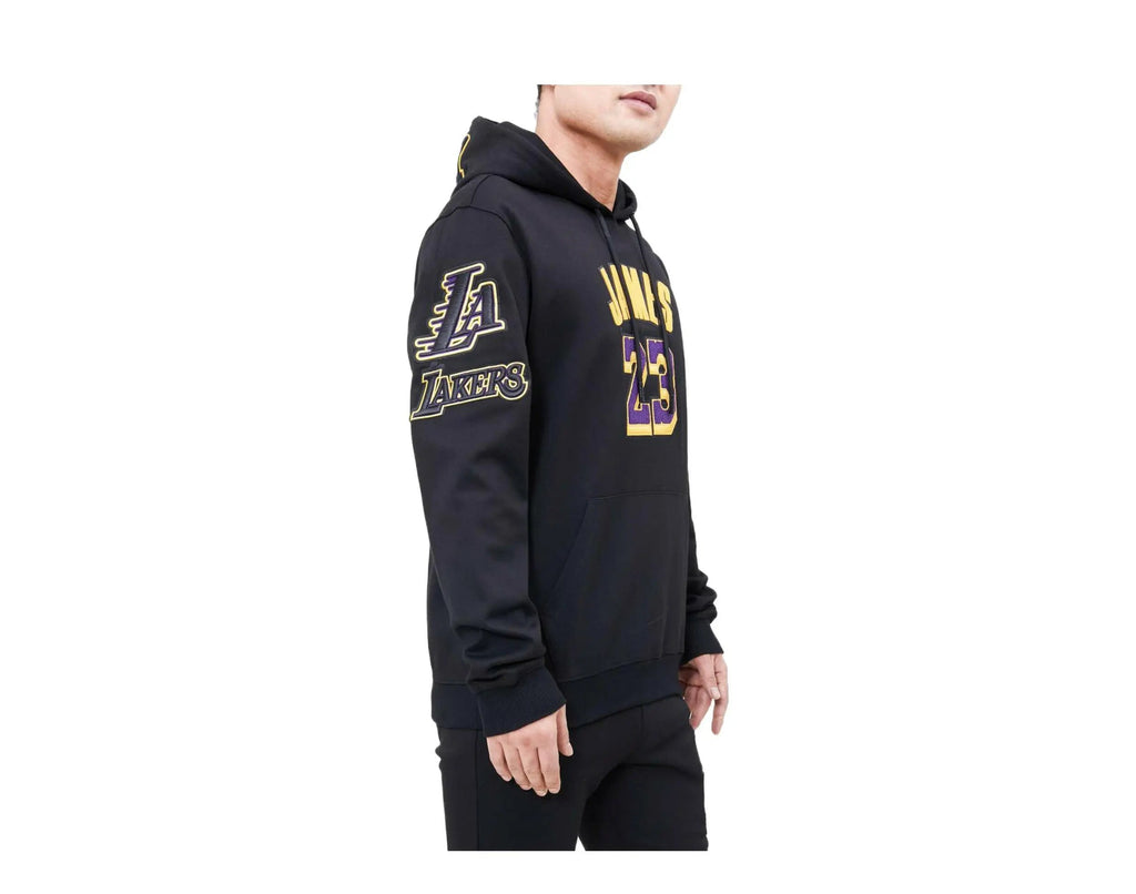 Pro Standard Los Angeles Lakers Lebron James Pro Team Men Hoodie Black