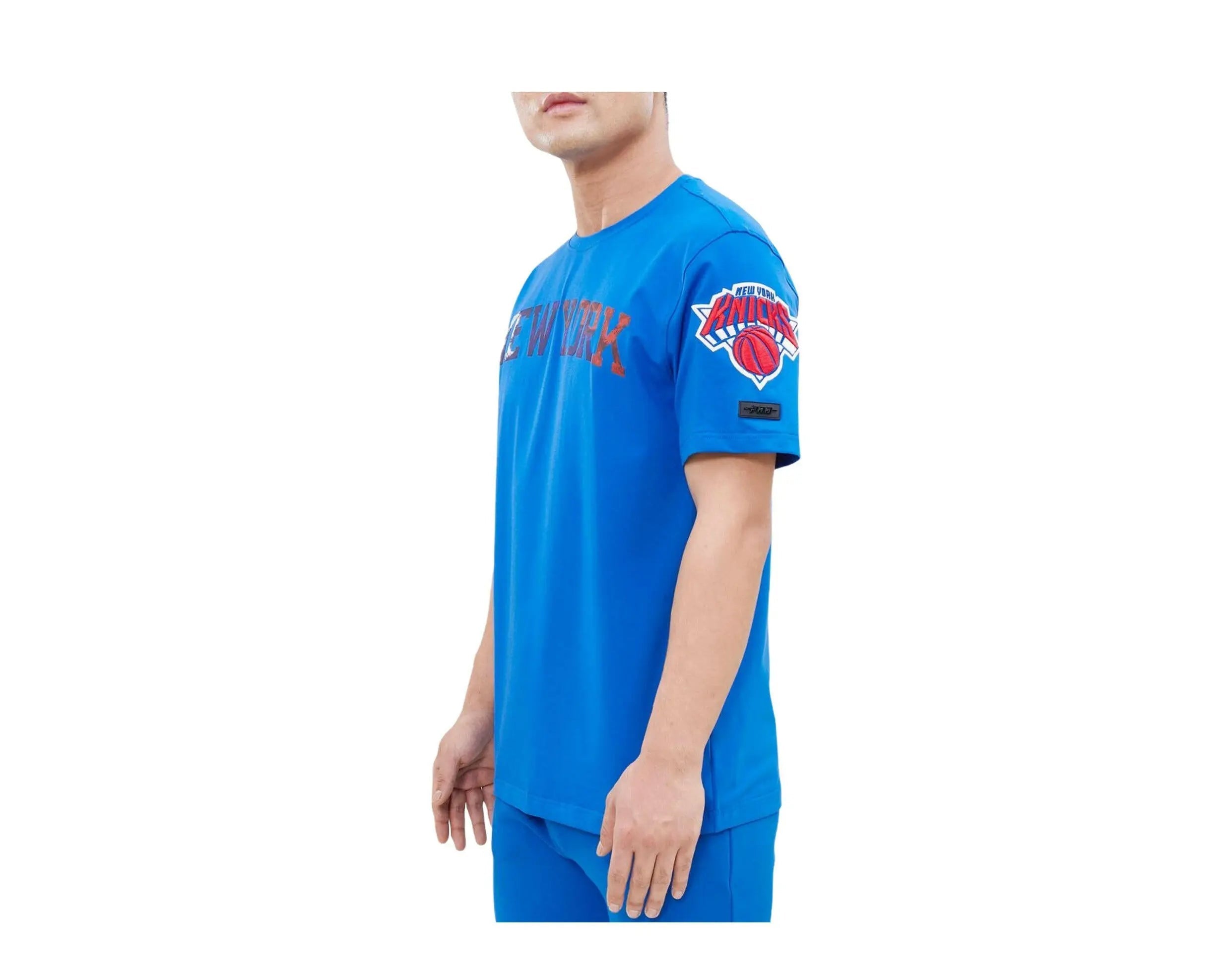 Pro Standard New York Knicks Pro Team Men T‑Shirt Blue/Dip Dye