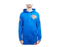 Pro Standard New York Knicks Classic Chenille Men Hoodie Royal Blue