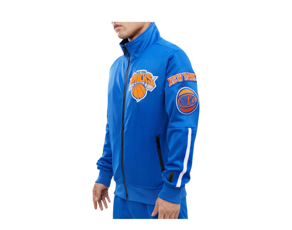 Pro Standard New York Knicks Men Track Jacket Royal Blue