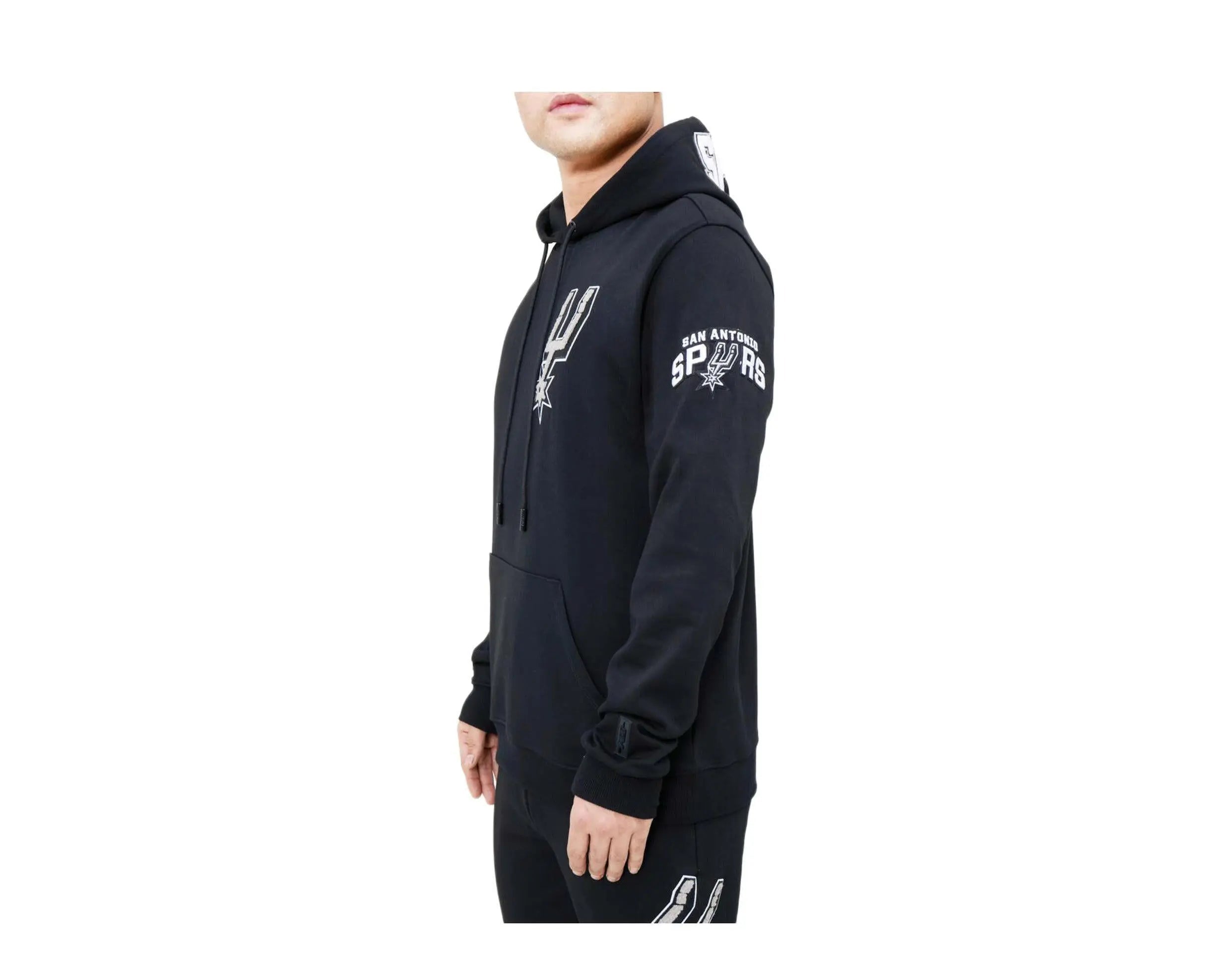 Pro Standard San Antonio Spurs Classic Chenille Men Hoodie Black