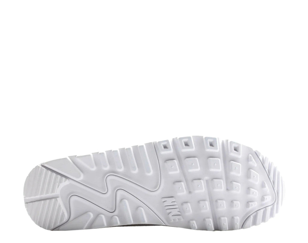 Nike Air Max 90 Men Running Sneakers White/White-White-Wolf Grey