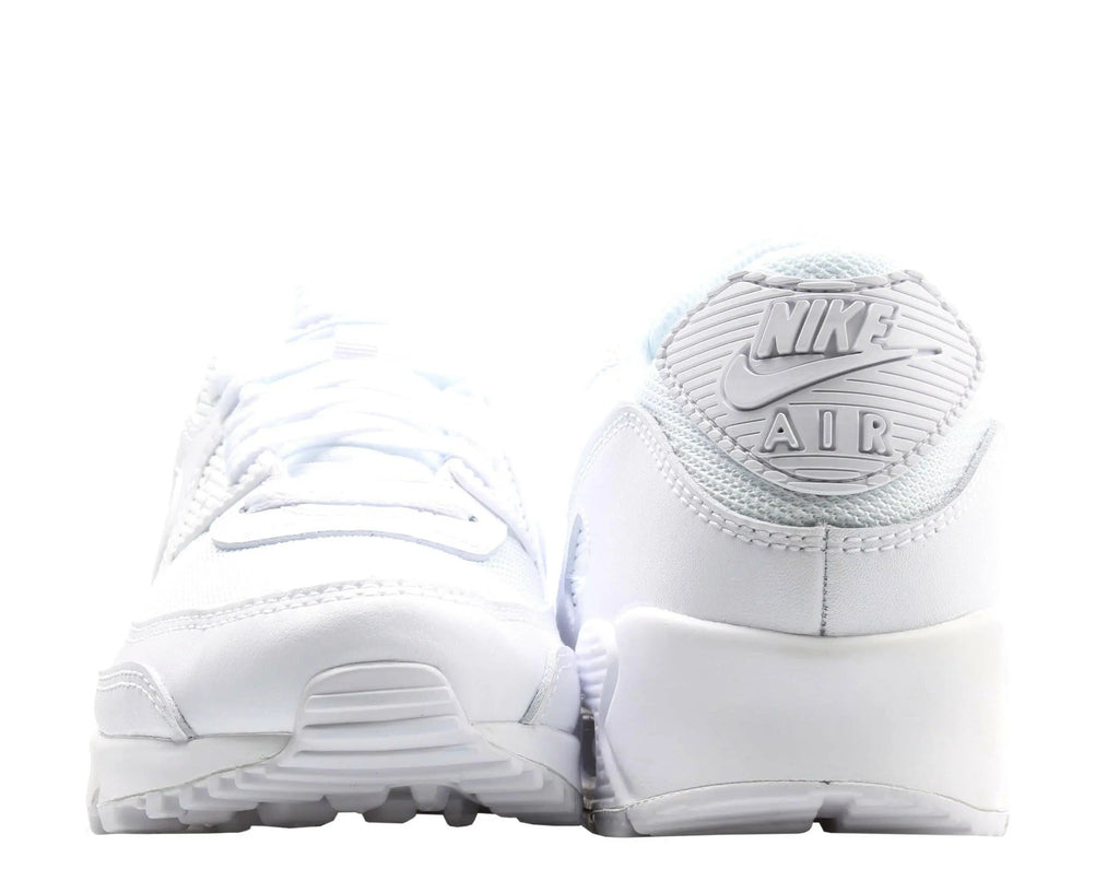 Nike Air Max 90 Men Running Sneakers White/White-White-Wolf Grey