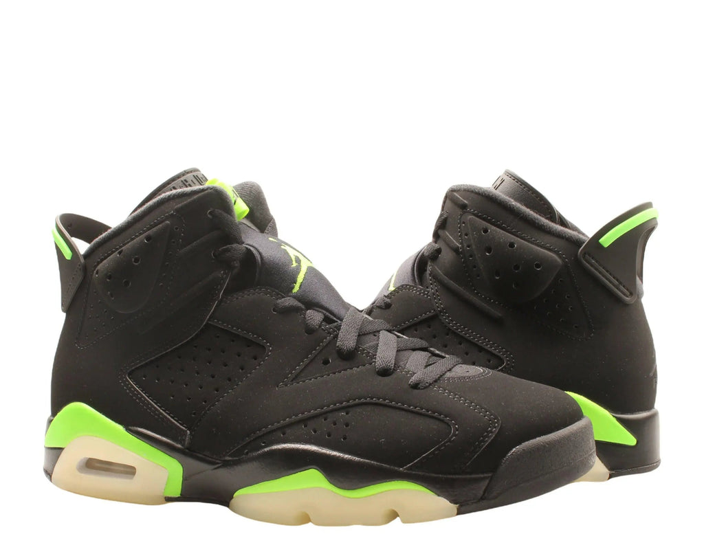 Jordan Air Jordan 6 Retro Men Basketball Sneakers Black/Electric Green