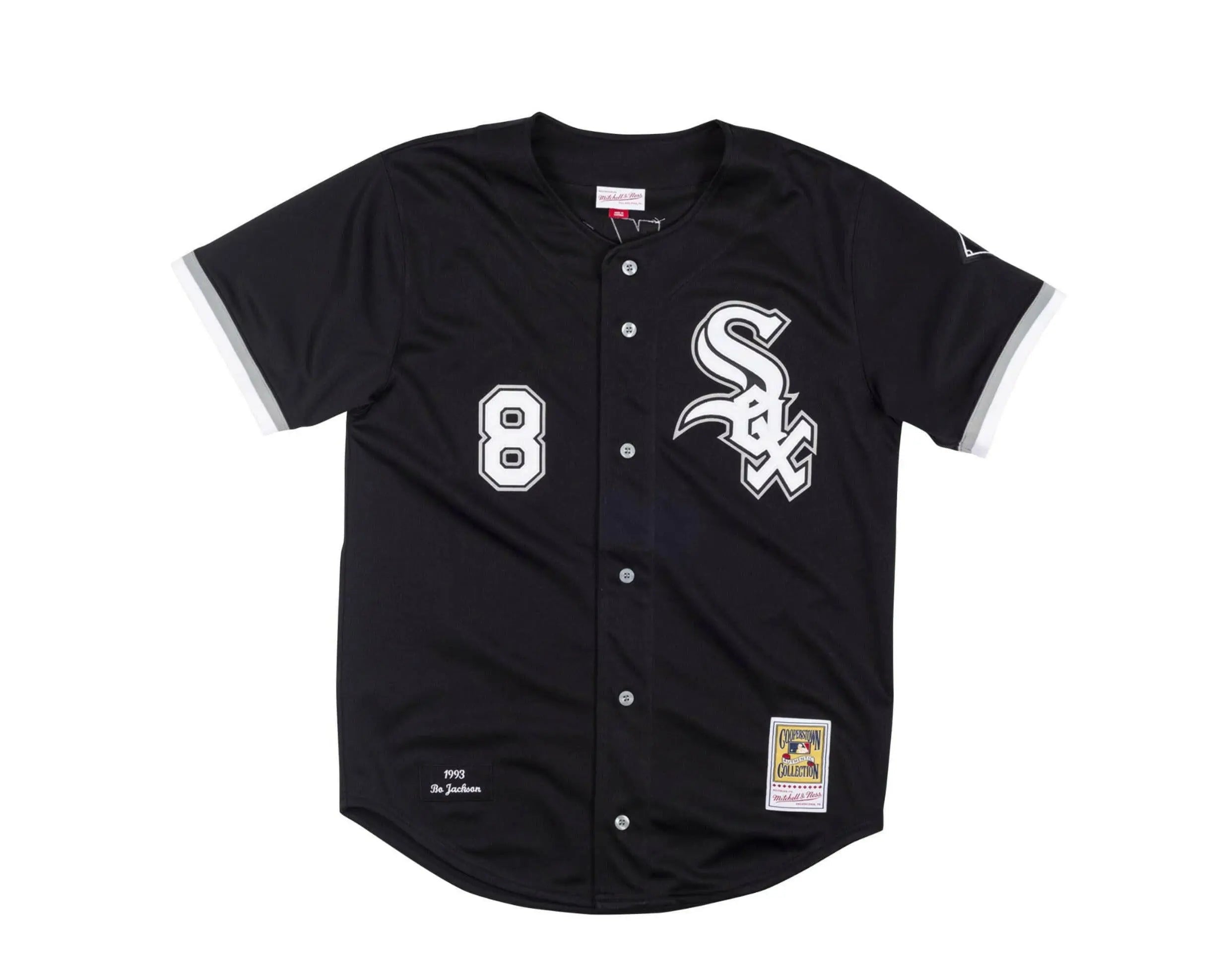 Mitchell & Ness Authentic Chicago White Sox 1993 Bo Jackson Men Jersey Black/White