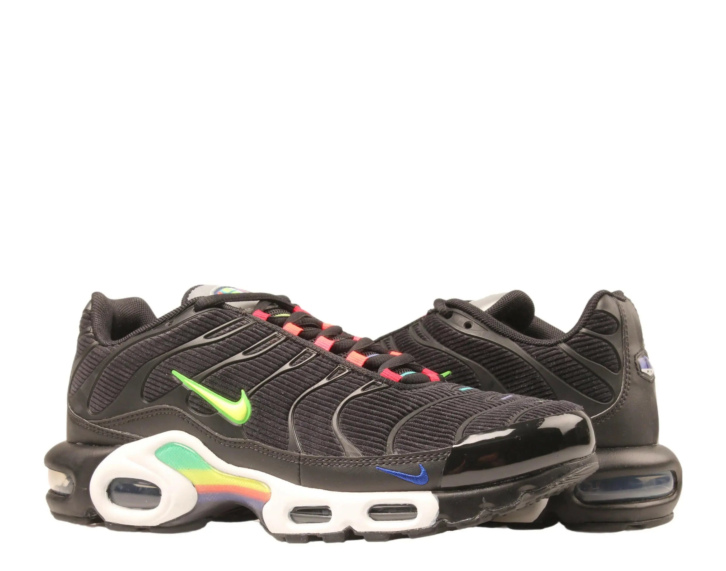 Nike Air Max Plus SE Men Running Sneakers Black/Lemon-Venom-White