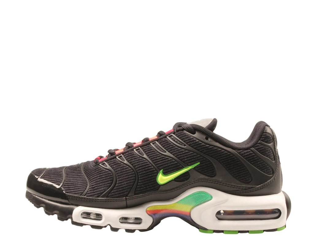 Nike Air Max Plus SE Men Running Sneakers Black/Lemon-Venom-White
