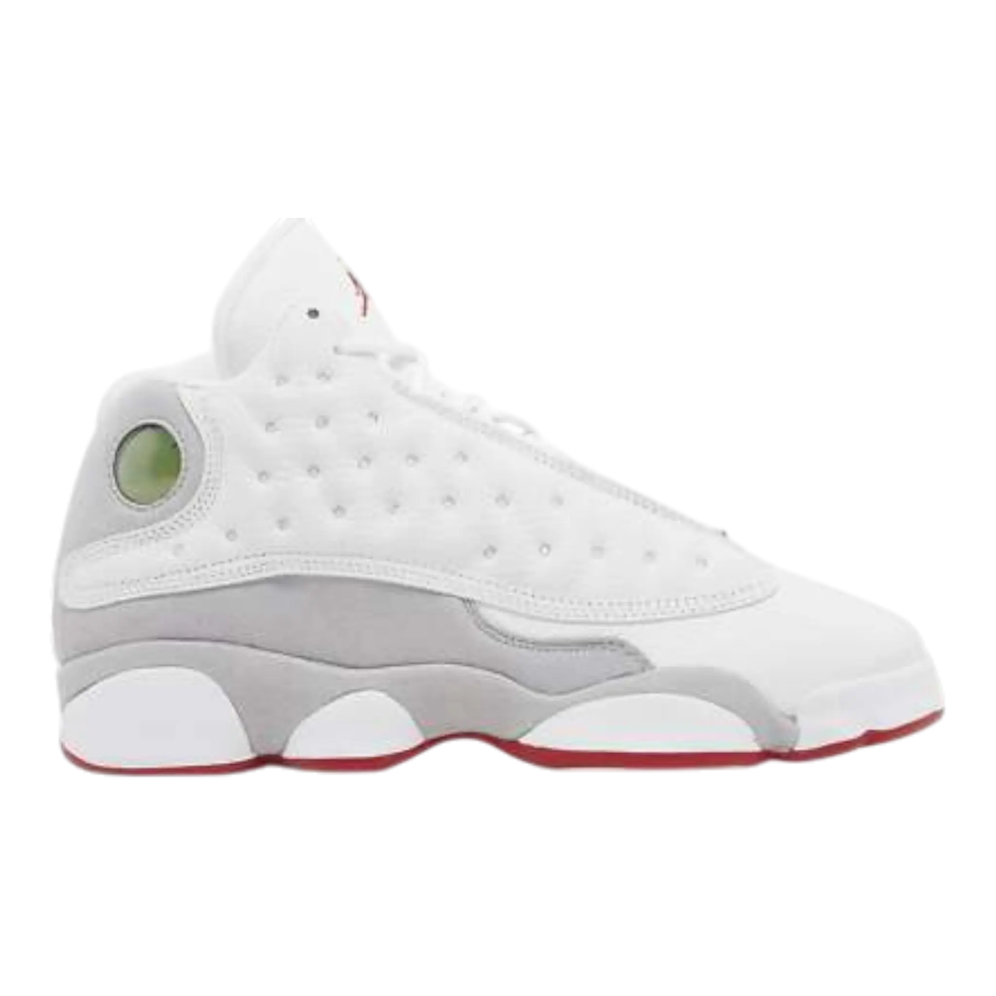 Jordan 13 Retro Kids Shoes White/True Red/Wolf Grey