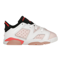 Jordan 6 Retro Low Toddler Shoes White/Infrared 23/Black/Atmosphere