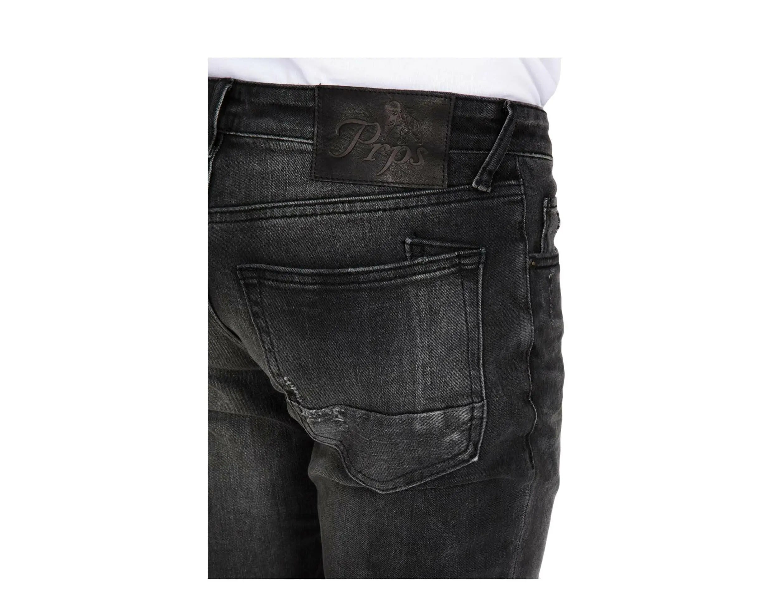 Prps Black Fade Le Sabre Stretch Men Jeans Black