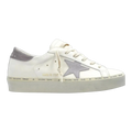 Golden Goose Hi Star Women Sneakers White/Silver Leather Suede Heel