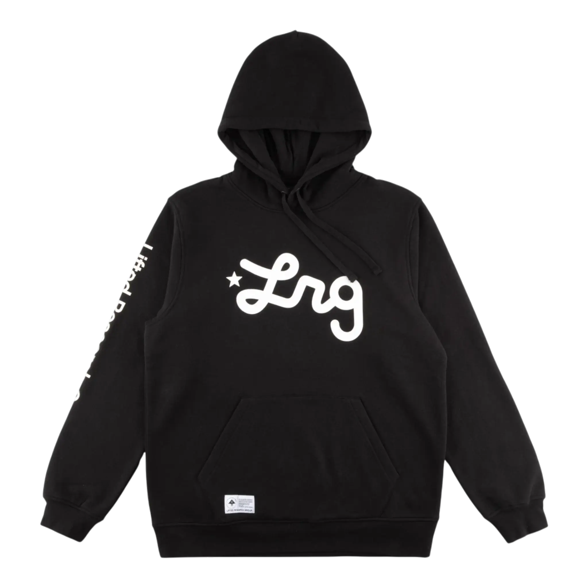 LRG Lifted Script Pullover Hoodie Men’s – Black/White