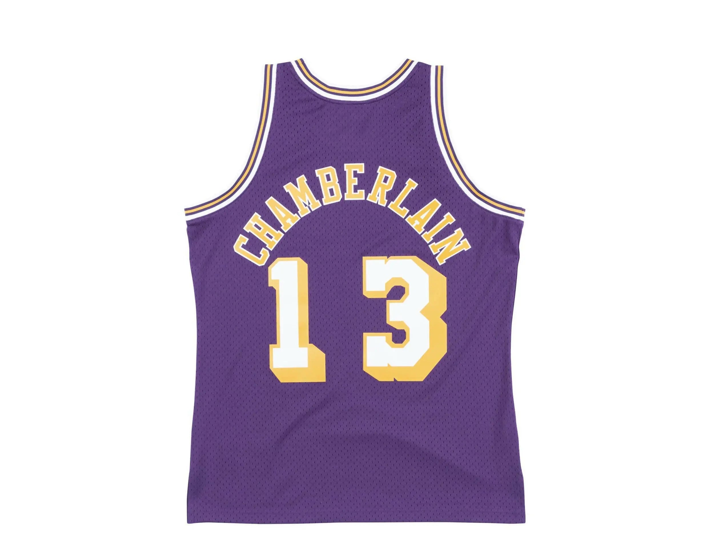 Mitchell & Ness Swingman Los Angeles Lakers 1971-72 Wilt Chamberlain Men Jersey Purple/Gold/White