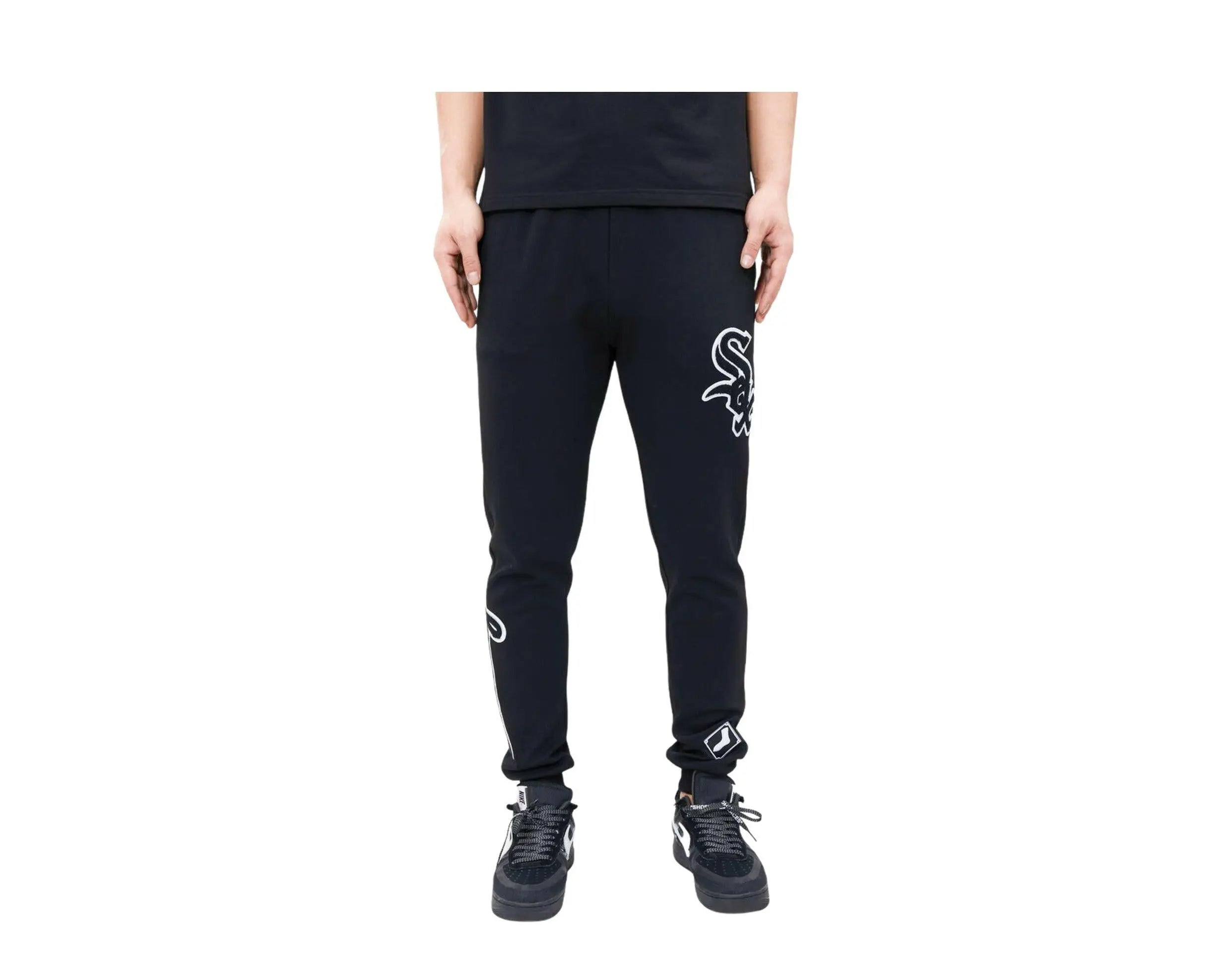 Pro Standard Chicago White Sox Logo Men Joggers Black