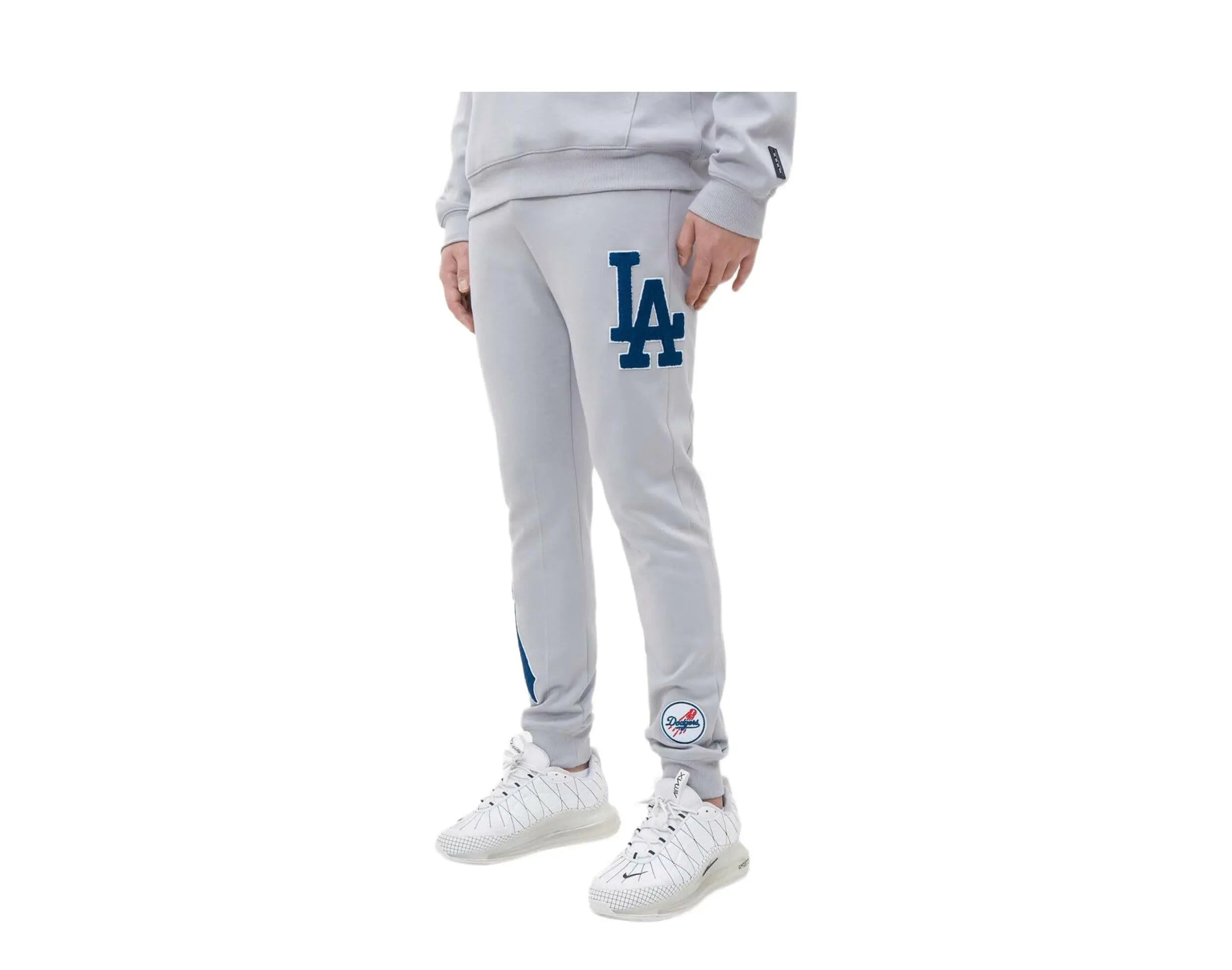 Pro Standard Los Angeles Dodgers Logo Men Joggers Grey