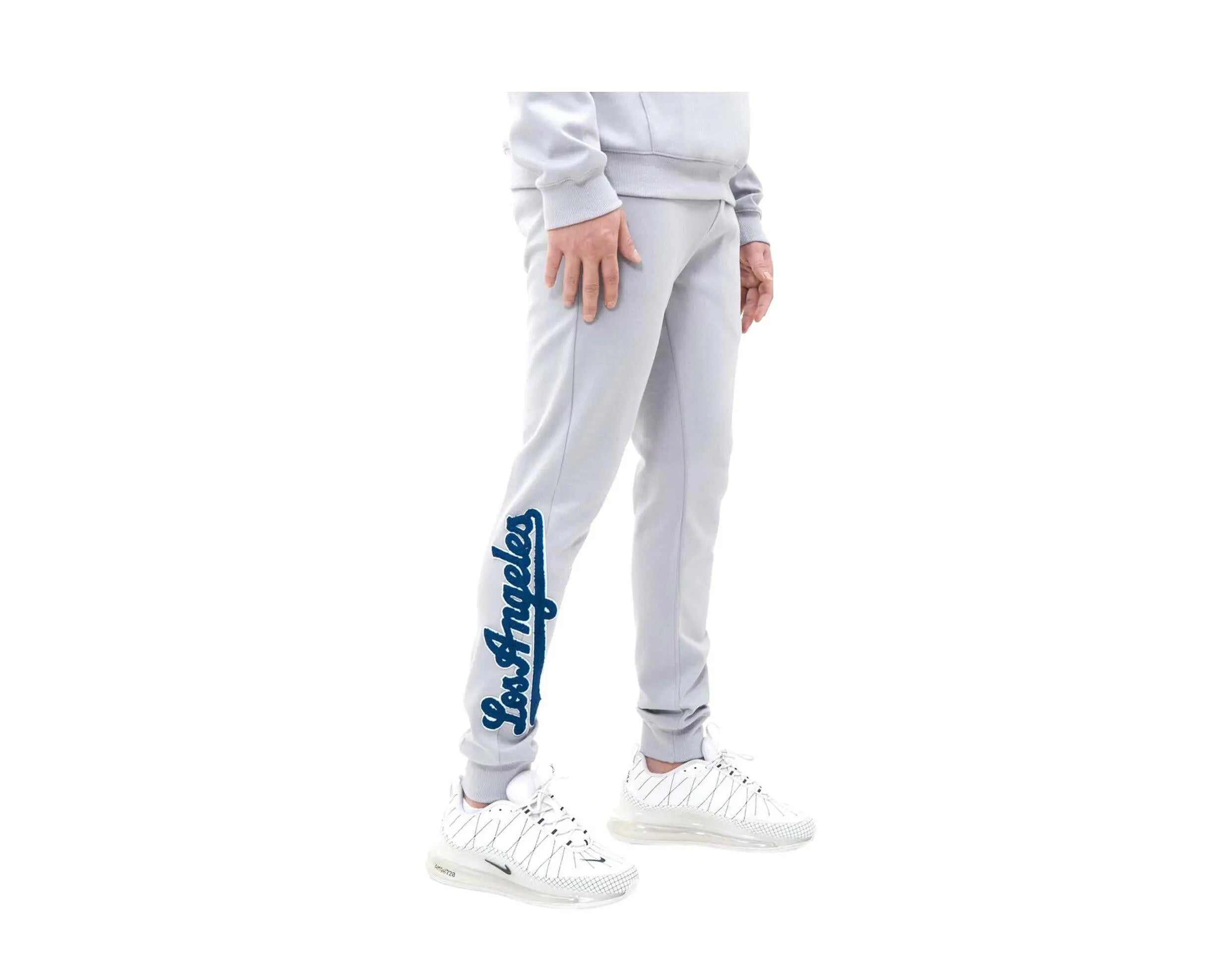 Pro Standard Los Angeles Dodgers Logo Men Joggers Grey