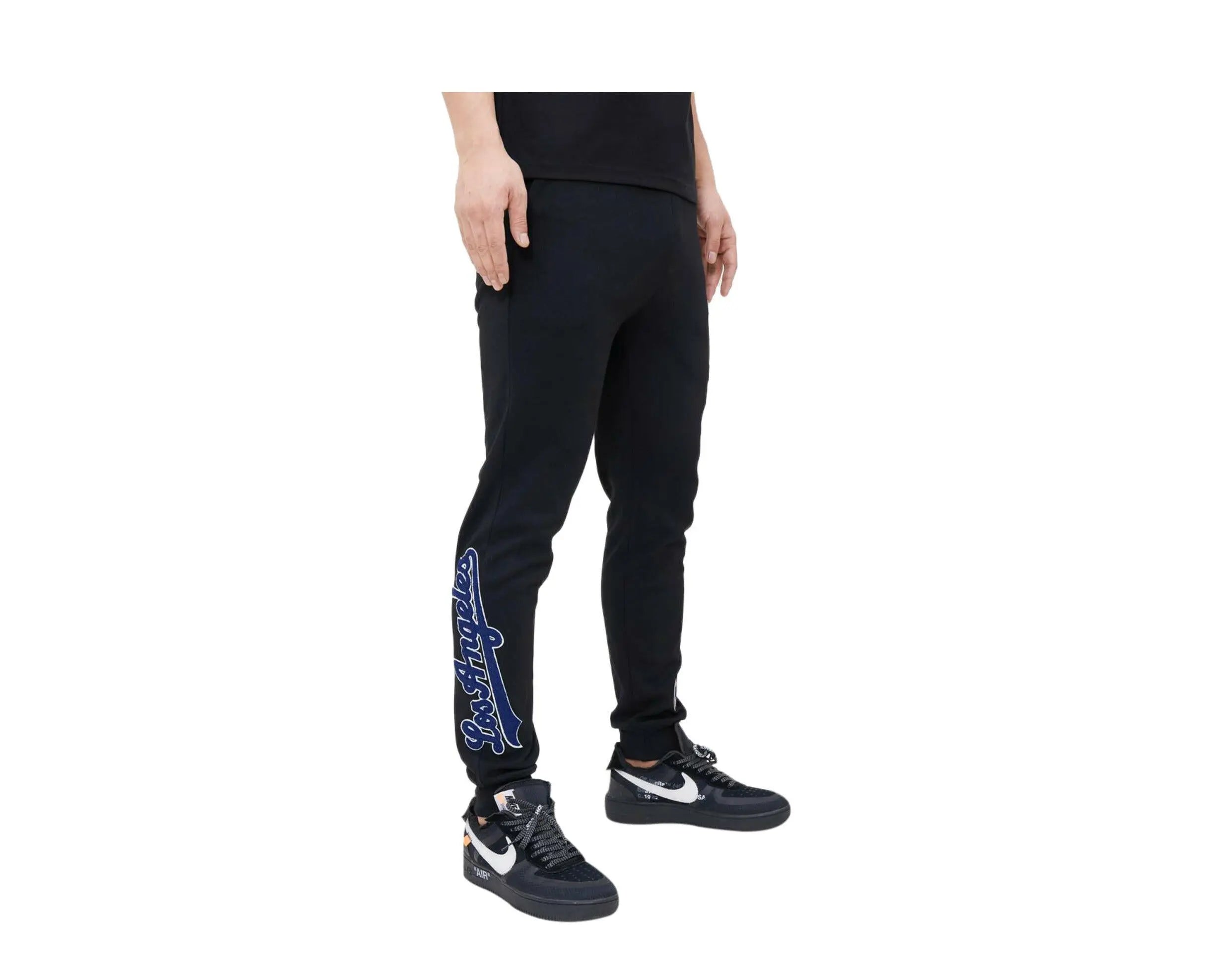 Pro Standard Los Angeles Dodgers Classic Chenille Men Joggers Black
