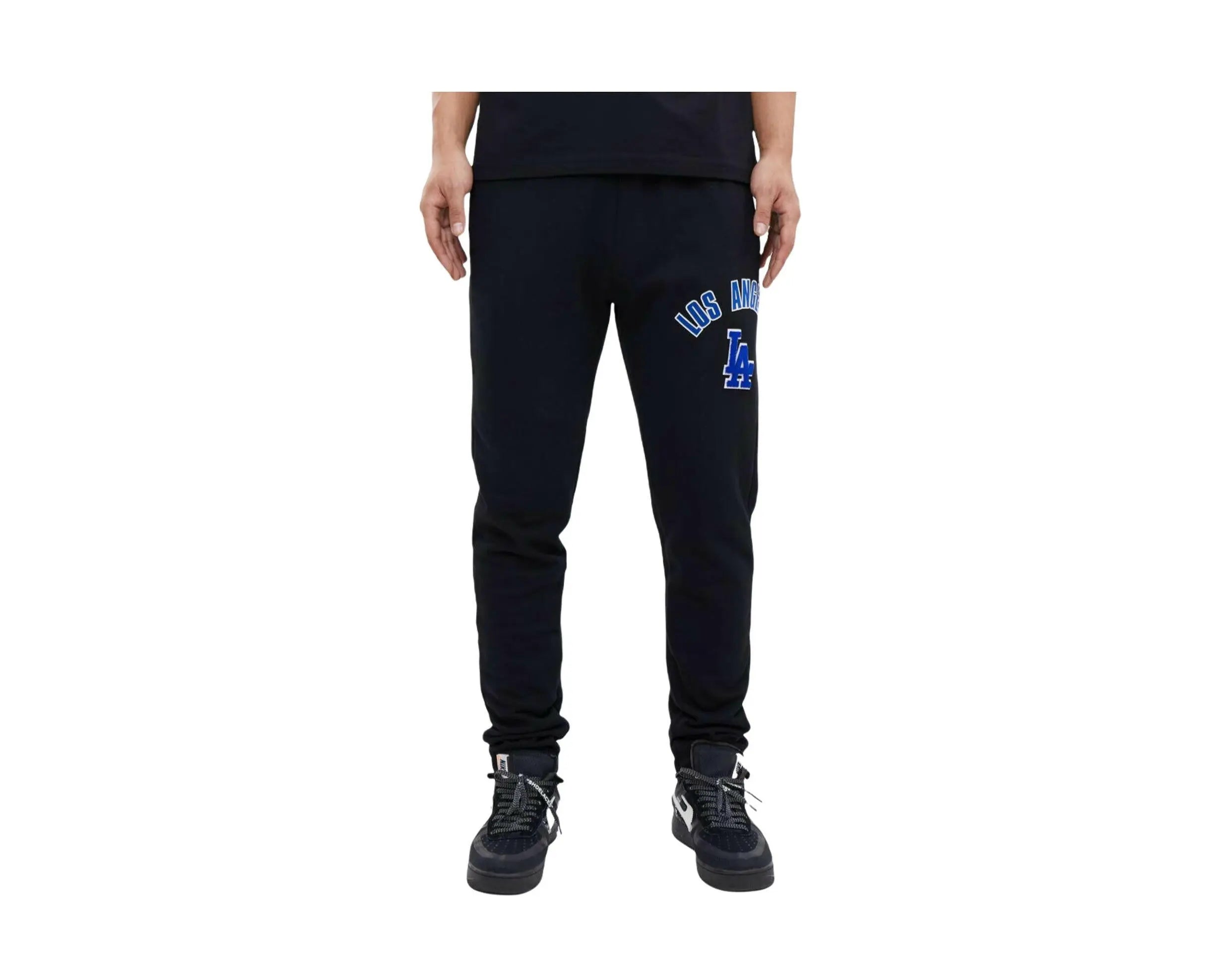 Pro Standard MLB Los Angeles Dodgers Stacked Logo Men Sweatpants Black