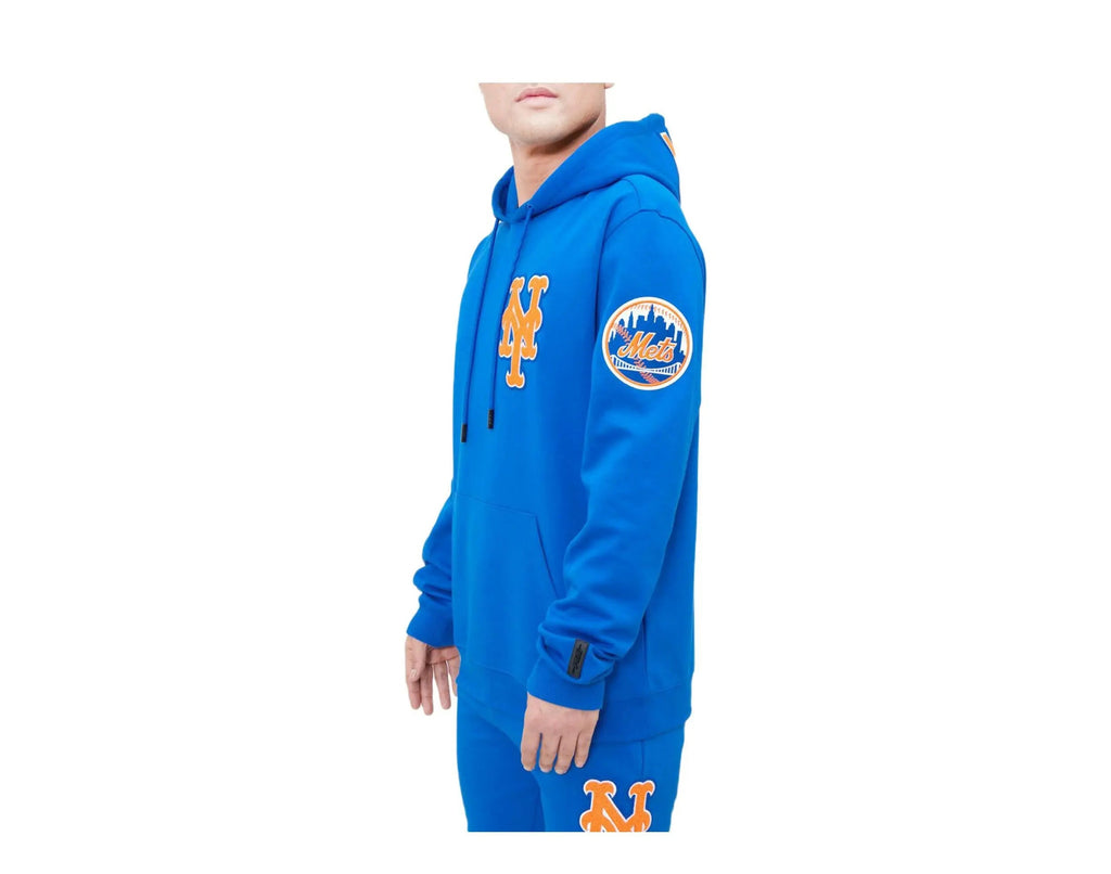 Pro Standard New York Mets Classic Chenille Men Hoodie Royal Blue