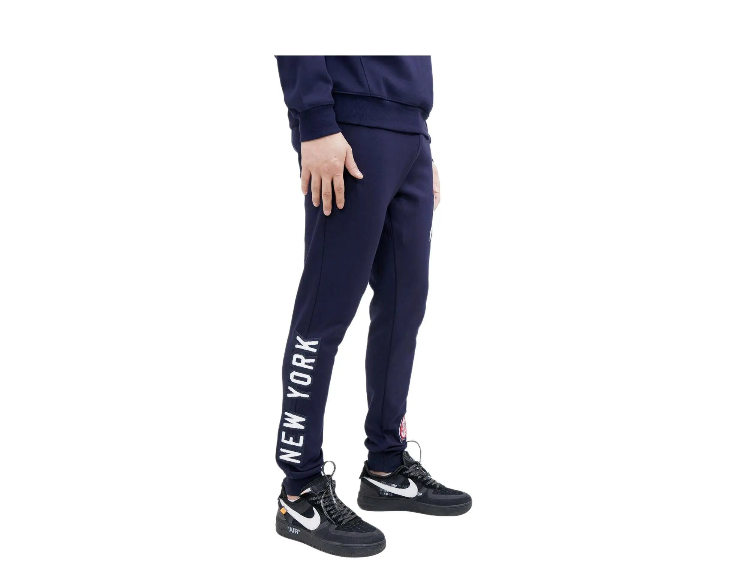 Pro Standard New York Yankees Logo Men Joggers Midnight Navy Sweatpants