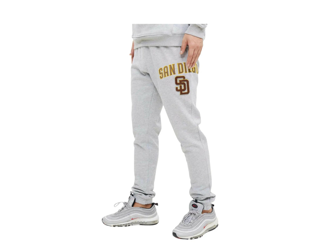 Pro Standard MLB San Diego Padres Stacked Logo Men Sweatpants Heather Grey