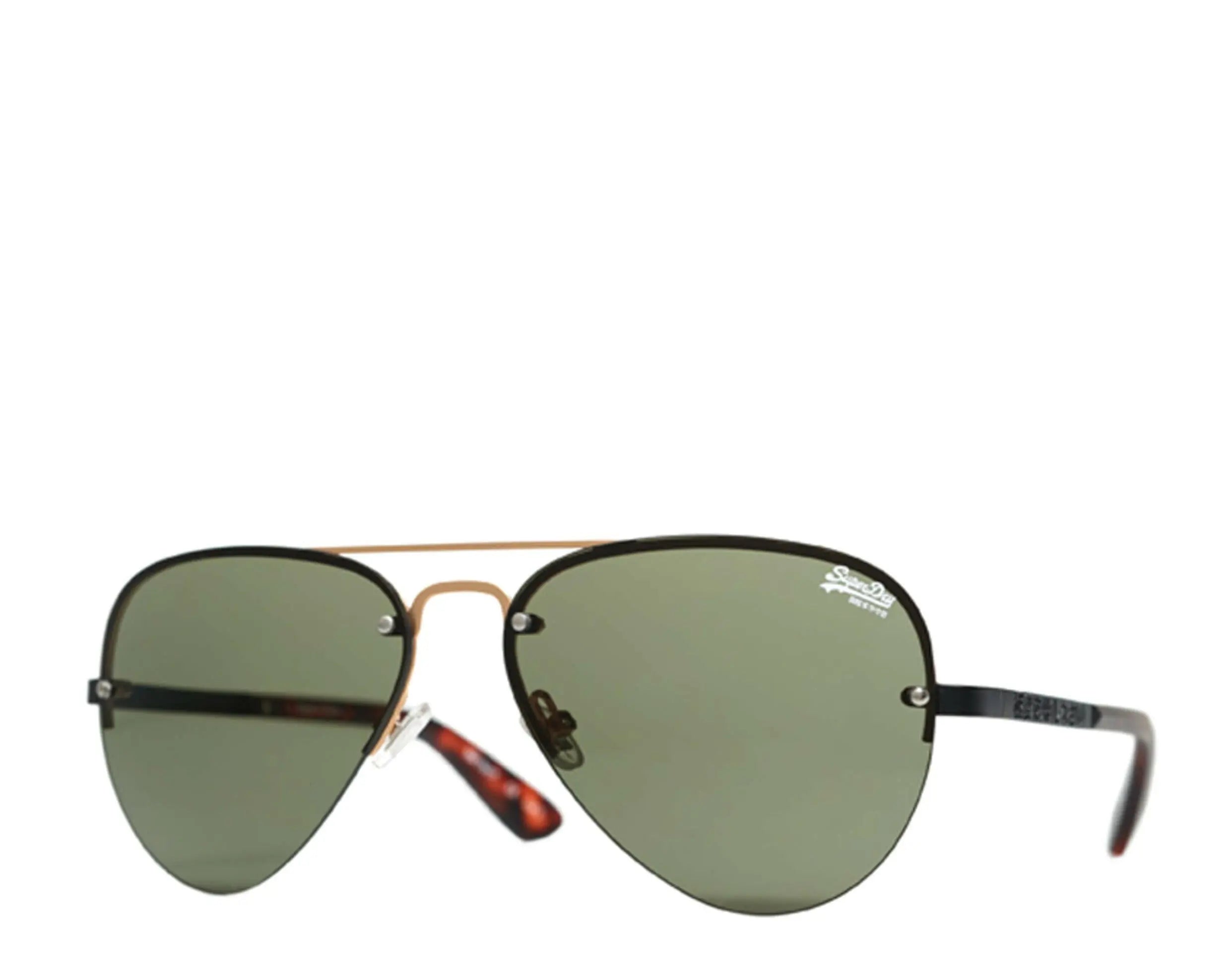 Superdry SDR Micah Aviator Sunglasses Matte Gold