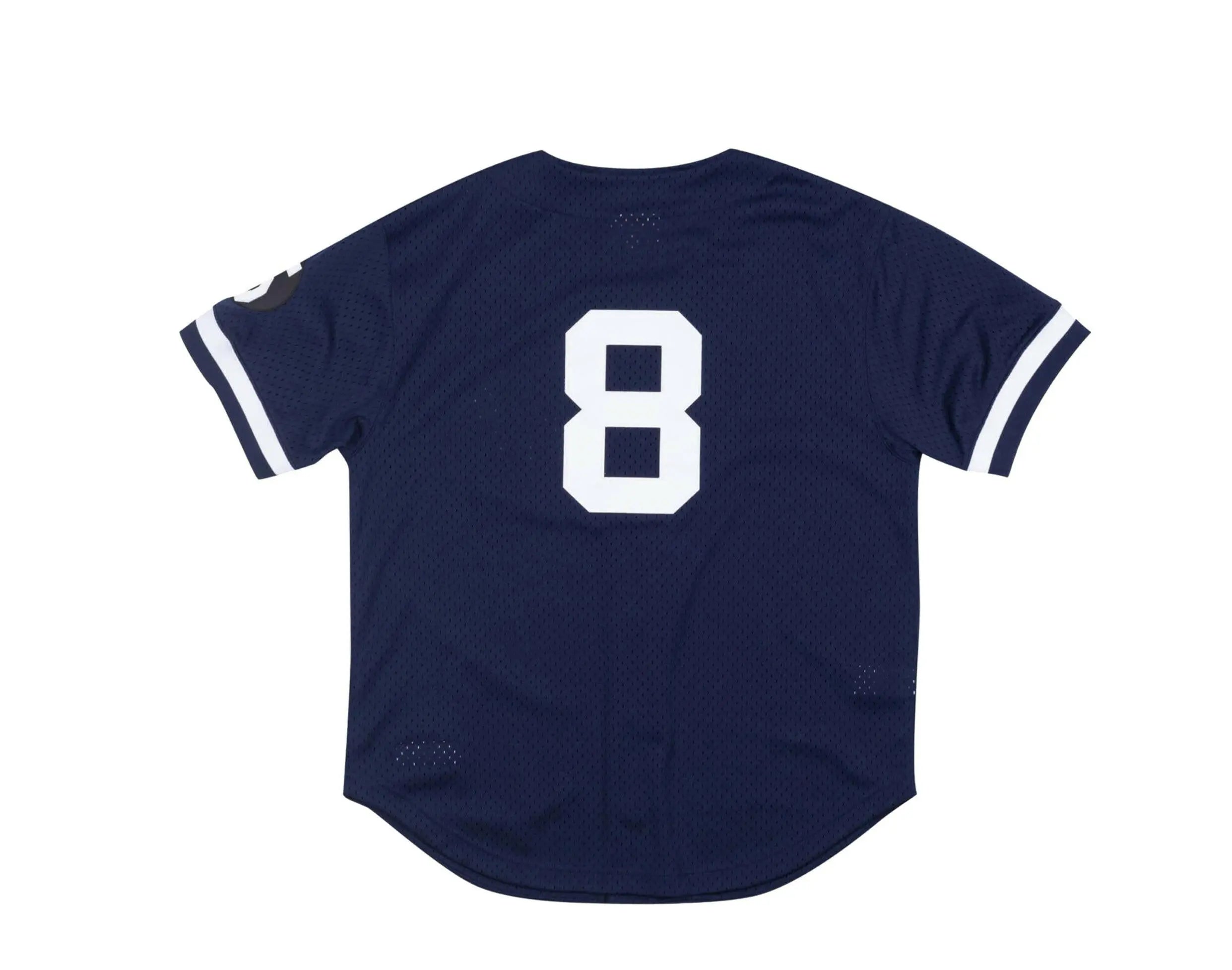Mitchell & Ness Authentic Mesh BP New York Yankees 1999 Yogi Berra Men Jersey Navy/White