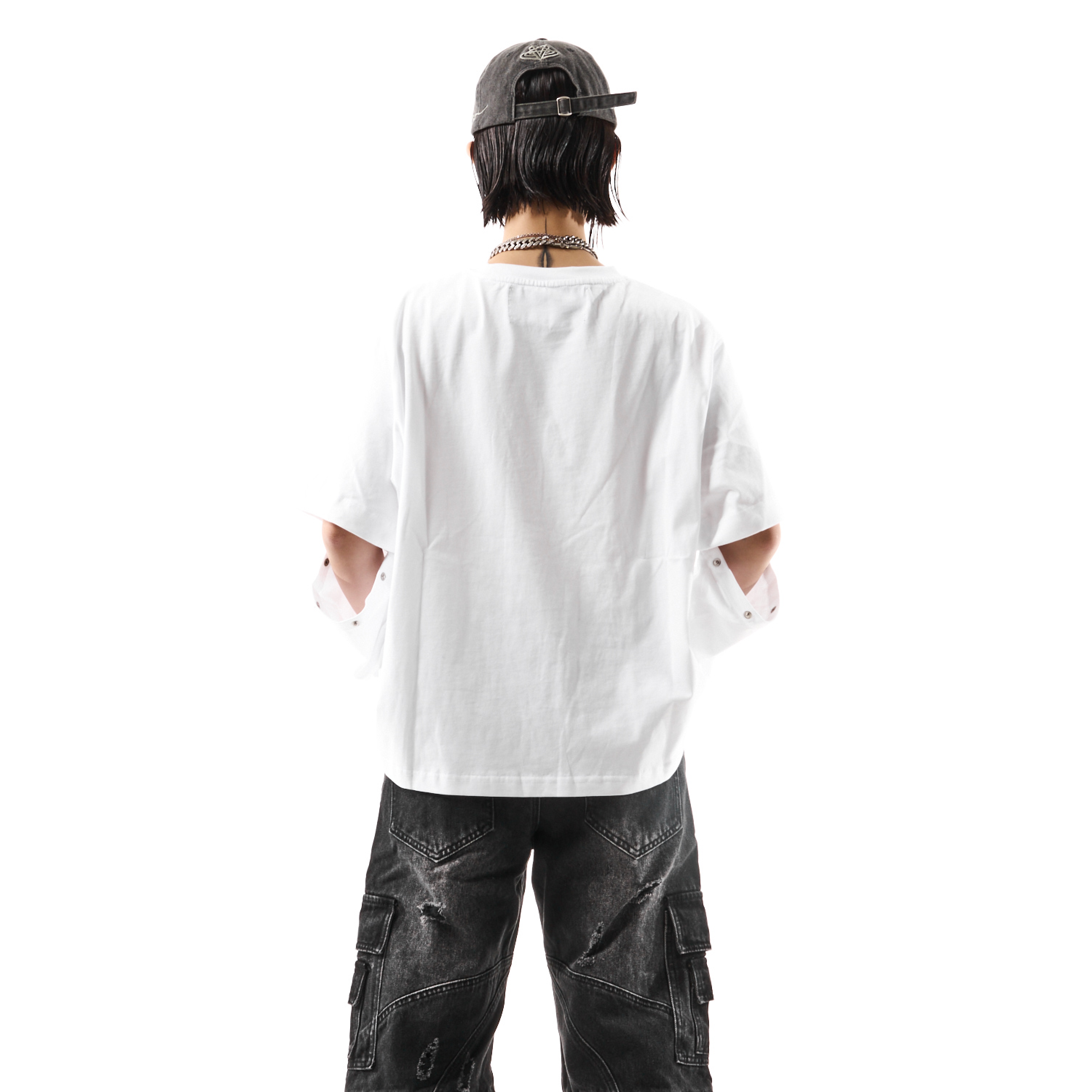 "TRIBAMETAL" LOGO TRNSFRMR L/S - ANGEL