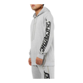 Black Pyramid Slant Zipper Men’s Hoodie – Heather Grey