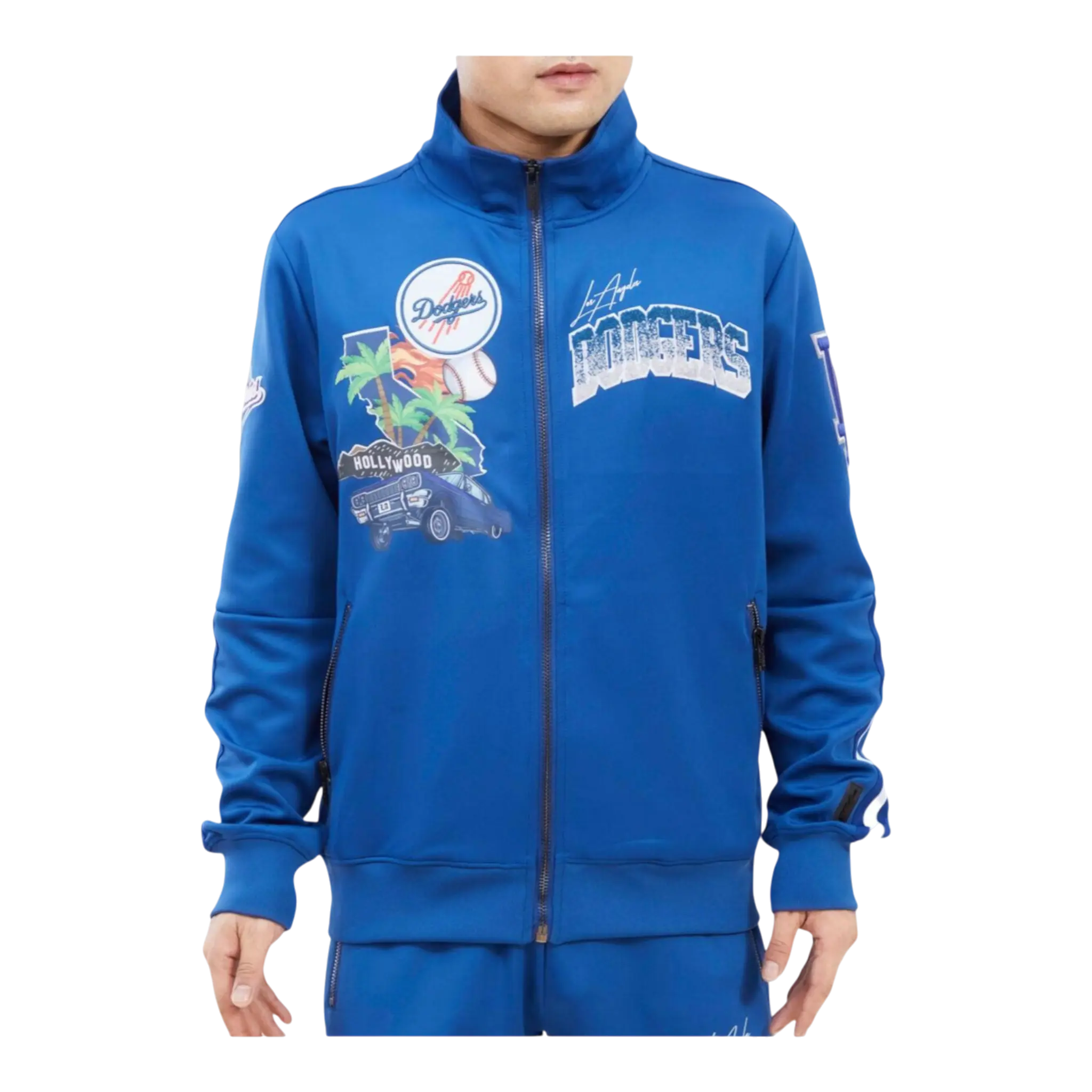 Pro Standard Los Angeles Dodgers Home Town Men Track Jacket Dodger Blue