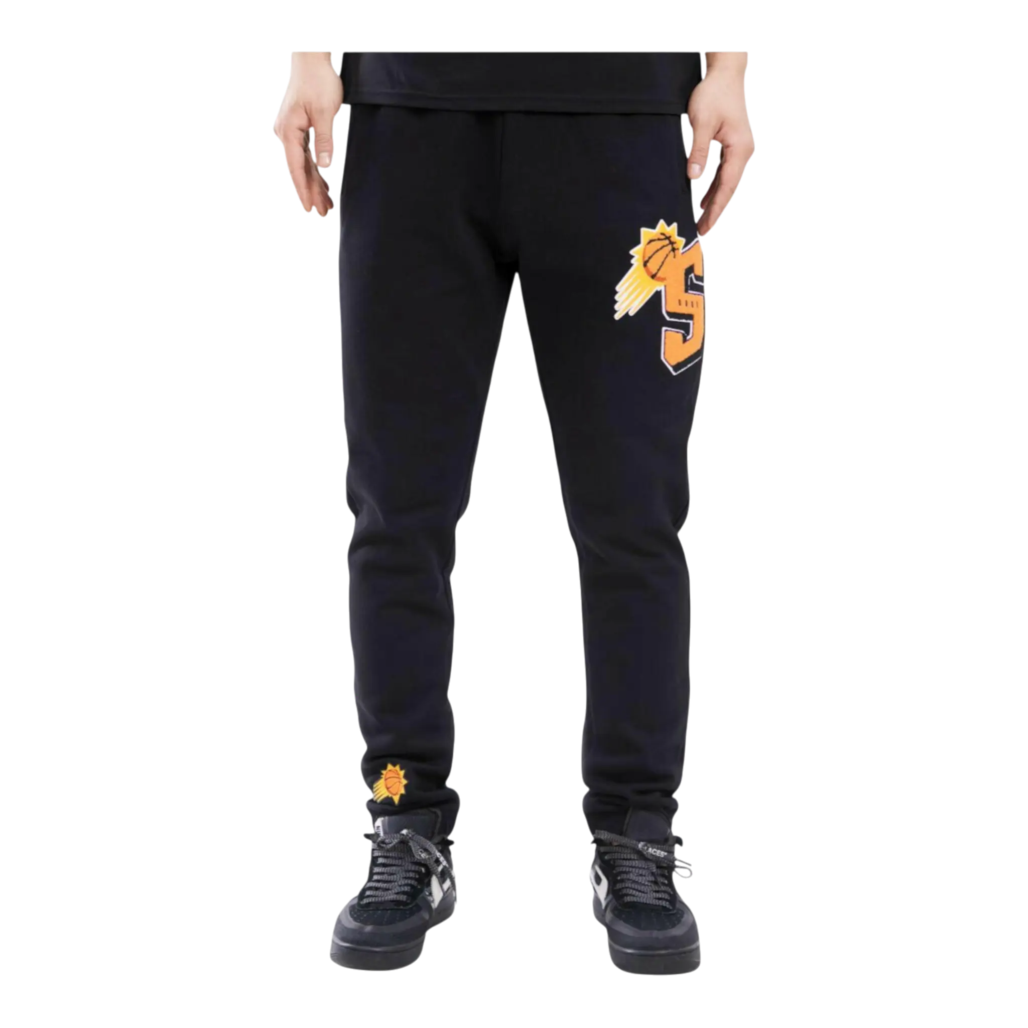 Pro Standard NBA Phoenix Suns Mash Up Logo Men Sweatpants Black