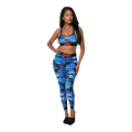 PSD Icy Camo Women Leggings Blue Camo